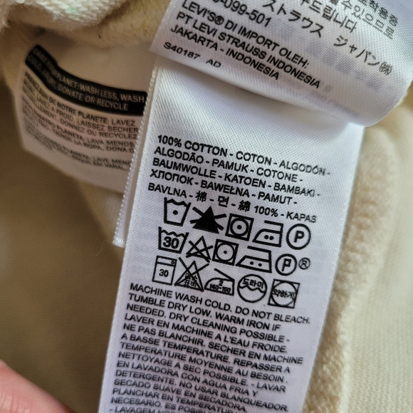 Levi's Indio Sweatshirt Buttercream size XL - Picture 14 of 16